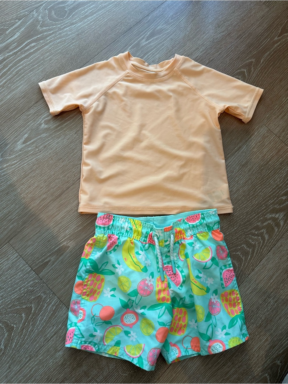 4T Kids boy Swim Shirt rashguard Trunks Shorts toddler 4 cat jack wonder nation